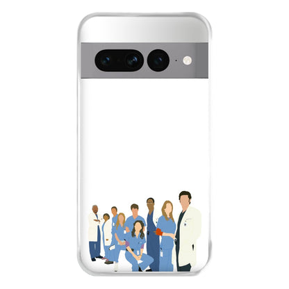 Cartoon Crew - Grey's Phone Case for Google Pixel 7 Pro