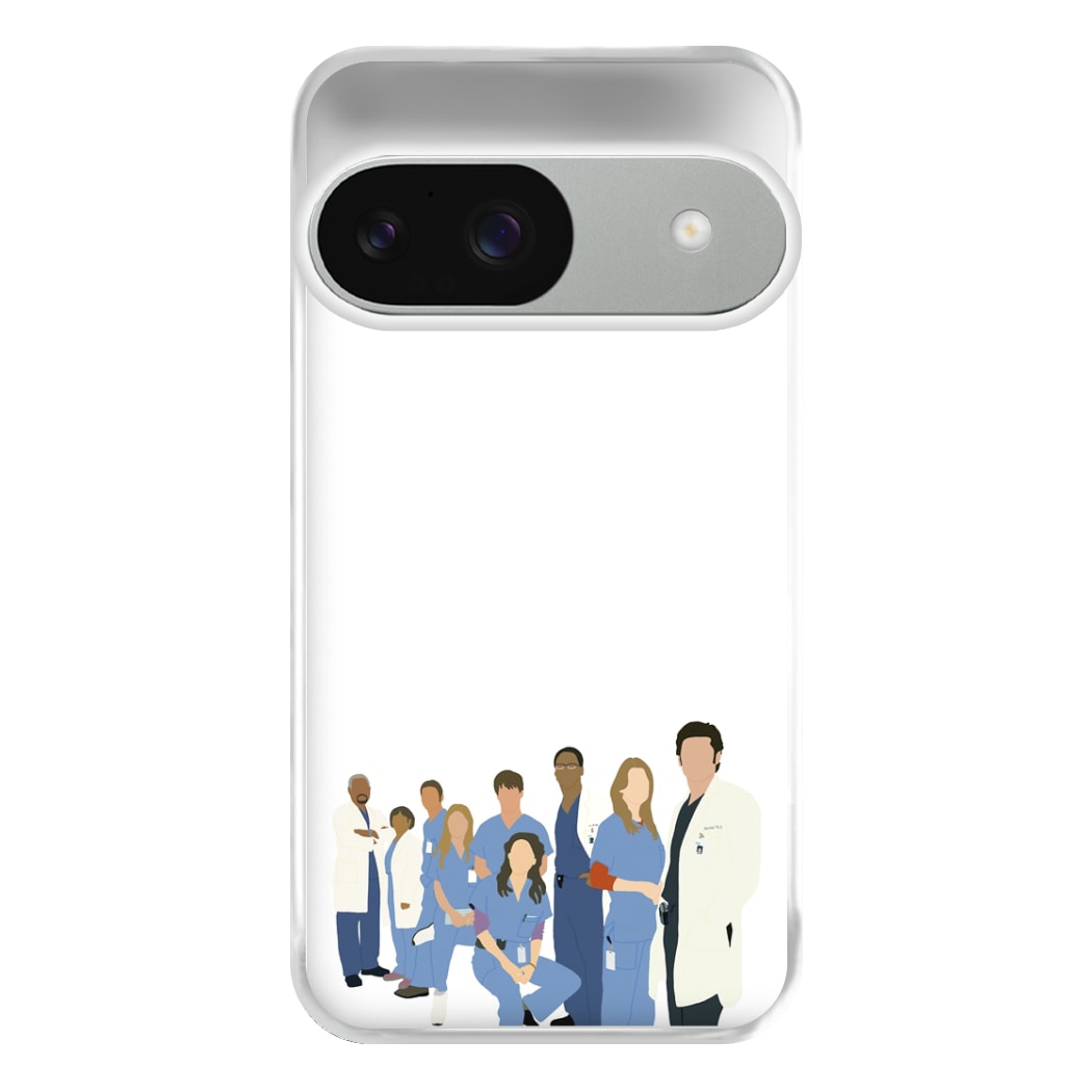 Cartoon Crew - Grey's Phone Case for Google Pixel 9 / 9 Pro