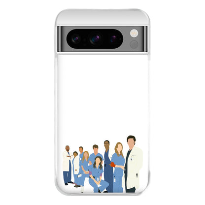 Cartoon Crew - Grey's Phone Case for Google Pixel 8 Pro