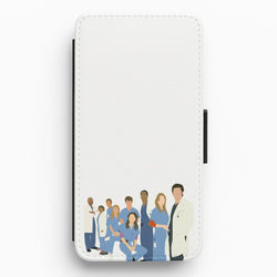 Cartoon Crew - Grey's Flip / Wallet Phone Case