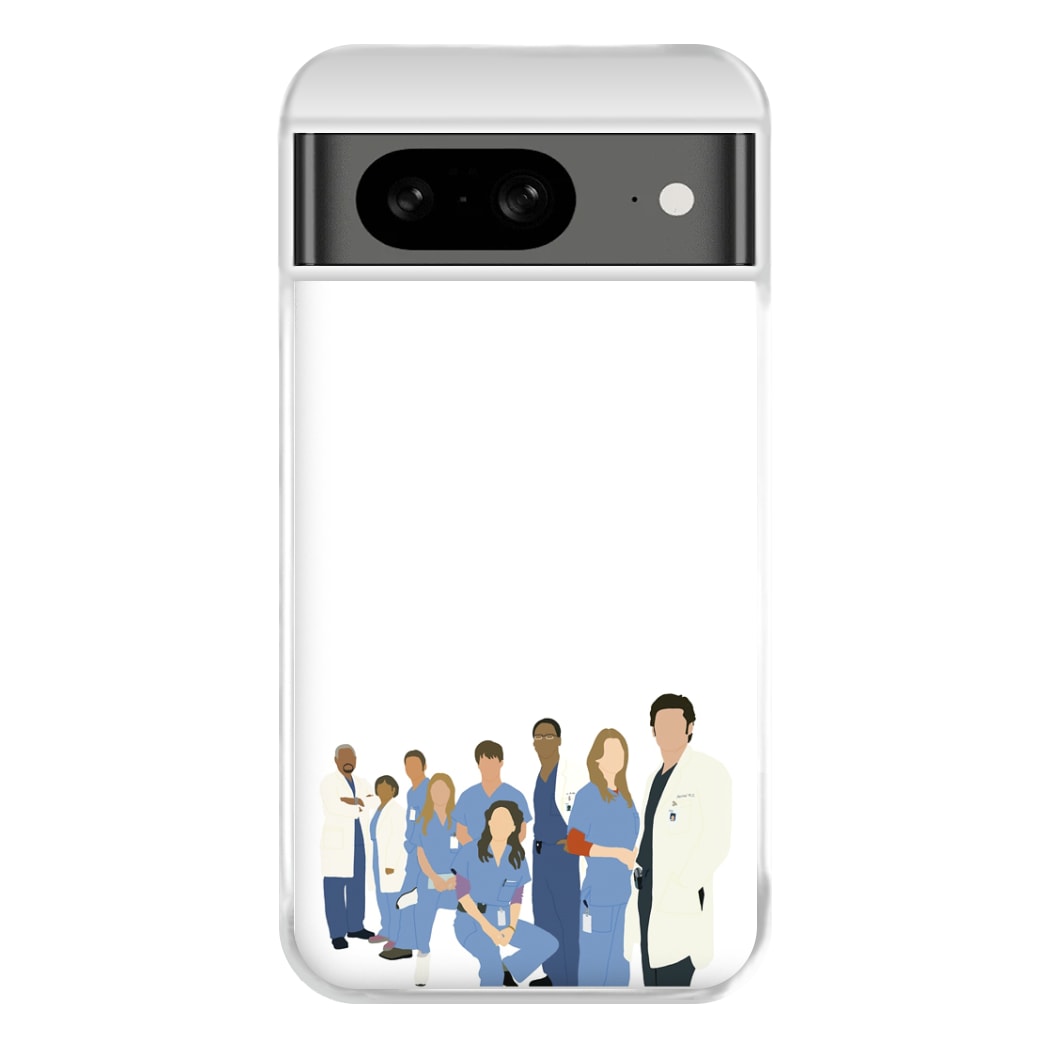 Cartoon Crew - Grey's Phone Case for Google Pixel 8