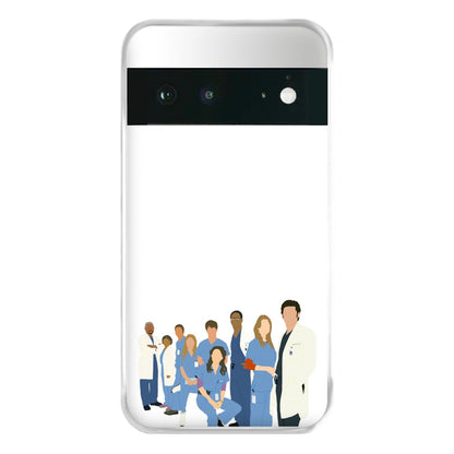 Cartoon Crew - Grey's Phone Case for Google Pixel 6a