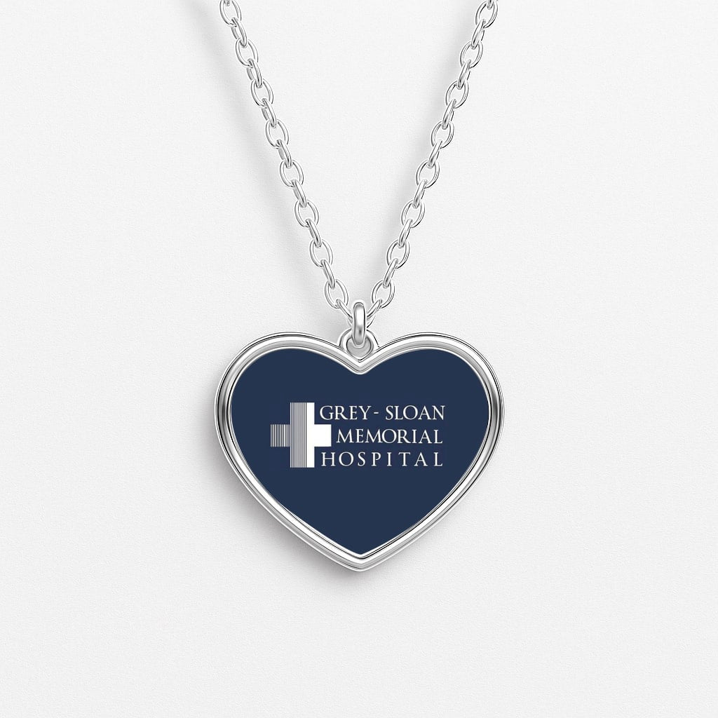 Grey - Sloan Memorial Hospital - Grey's Heart Necklace