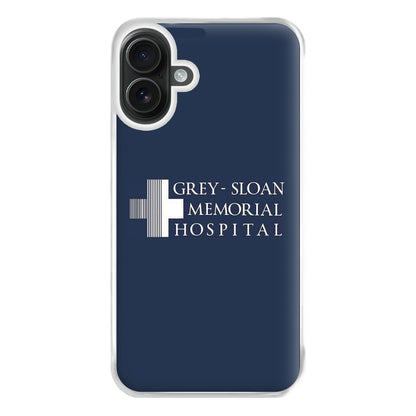 Grey - Sloan Memorial Hospital - Grey's Phone Case for iPhone 16 Plus