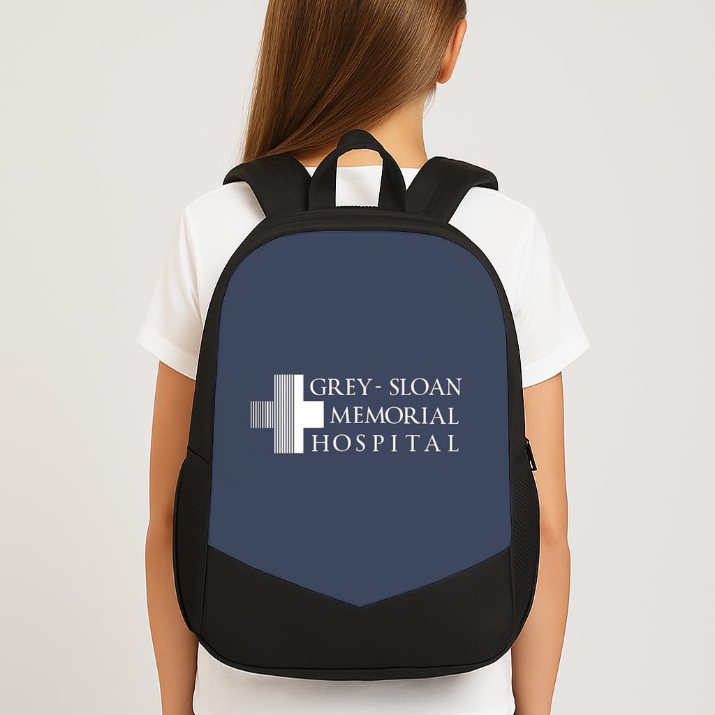 Grey - Sloan Memorial Hospital - Grey's Large School Bag