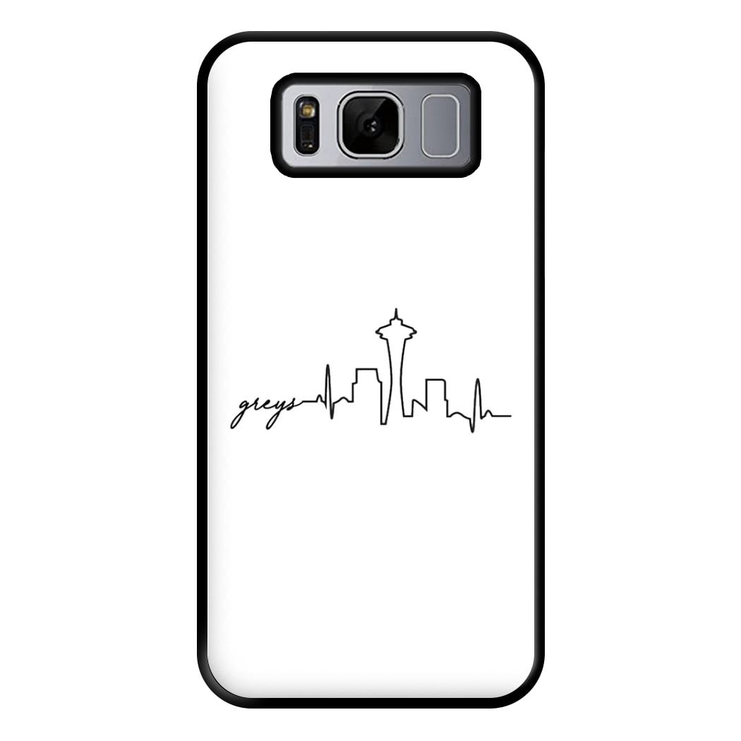 Grey's Skyline - Grey's Phone Case for Galaxy S8 Plus