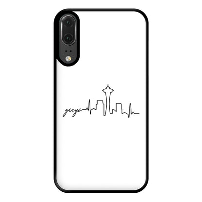 Grey's Skyline - Grey's Phone Case for Huawei P20