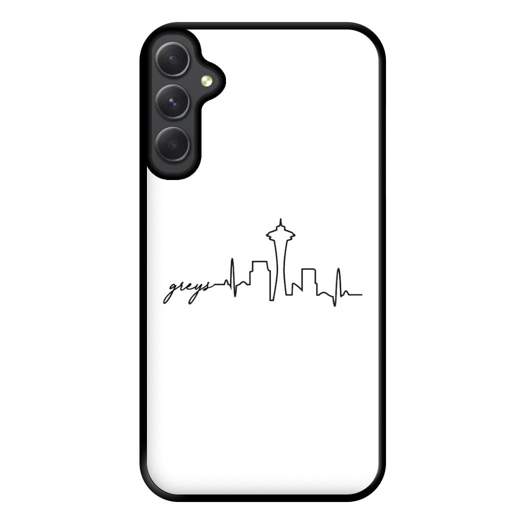 Grey's Skyline - Grey's Phone Case for Galaxy A54