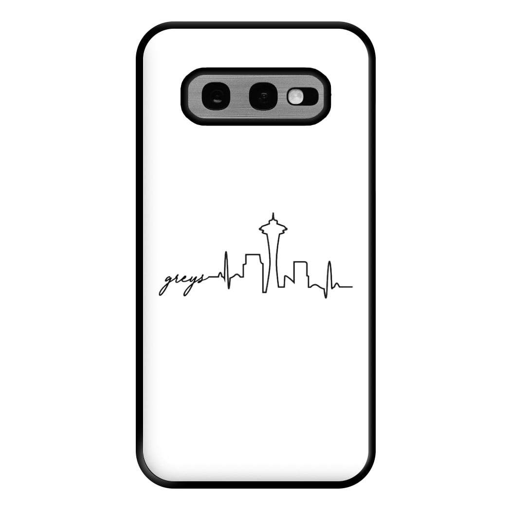 Grey's Skyline - Grey's Phone Case for Galaxy S10e