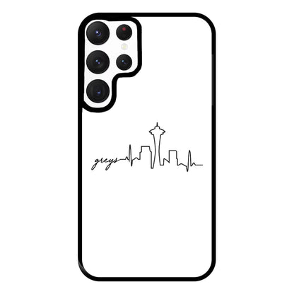 Grey's Skyline - Grey's Phone Case for Galaxy S22 Ultra