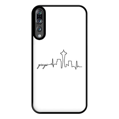 Grey's Skyline - Grey's Phone Case for Huawei P20 Pro