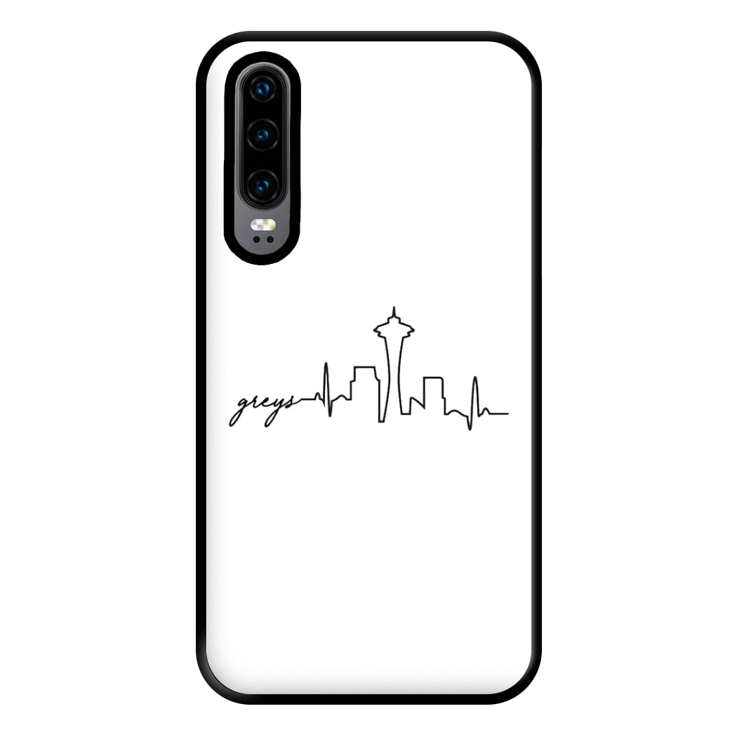 Grey's Skyline - Grey's Phone Case for Huawei P30