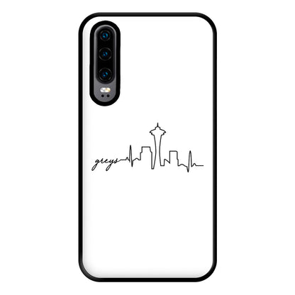 Grey's Skyline - Grey's Phone Case for Huawei P30