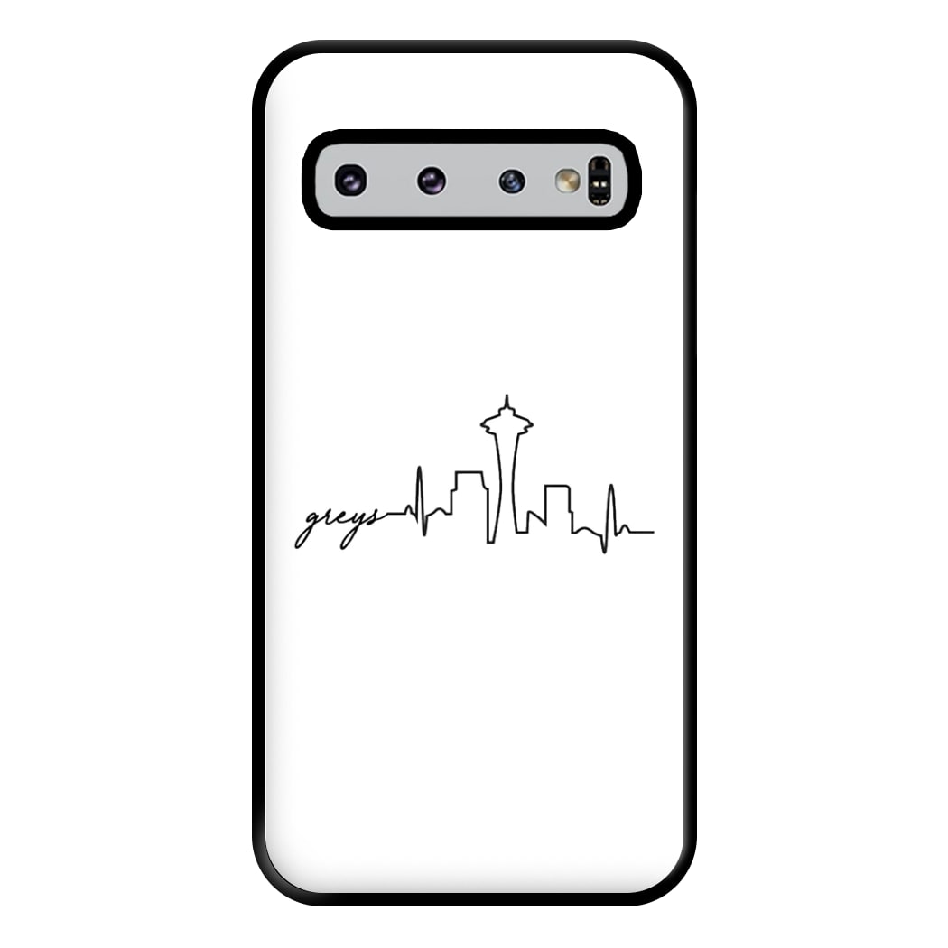 Grey's Skyline - Grey's Phone Case for Galaxy S10 Plus