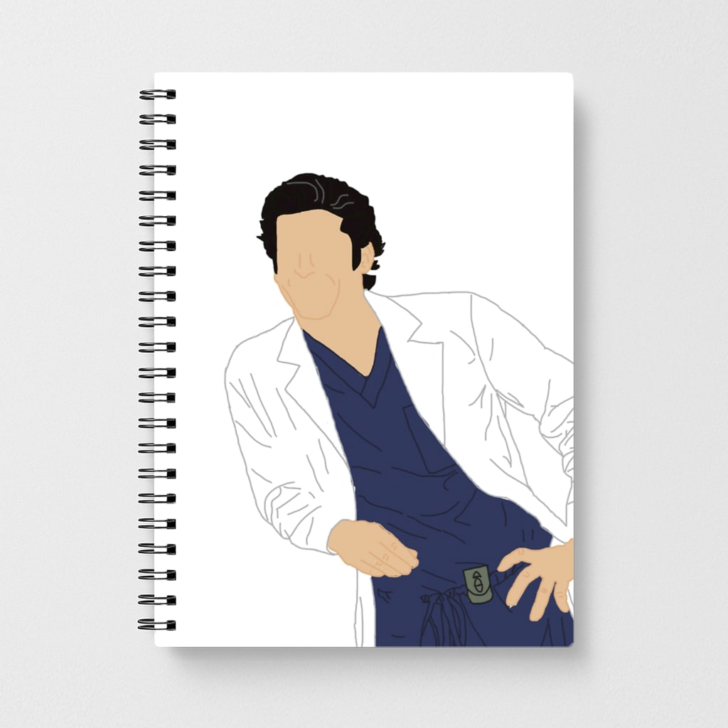 Derek Shepherd - Grey's Anatomy Notebook