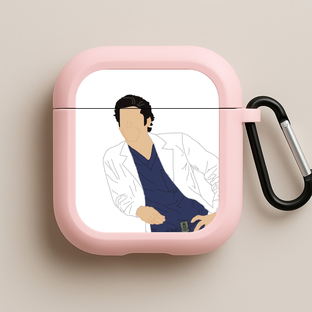 Derek Shepherd - Grey's Pink AirPods Case