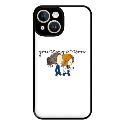 You're My Person Cartoon - Grey's Phone Case for iPhone 14