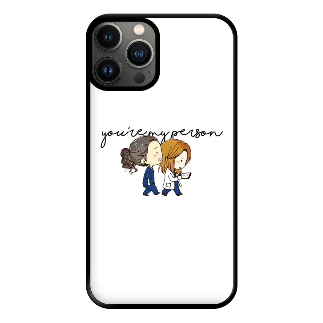 You're My Person Cartoon - Grey's Phone Case for iPhone 11 Pro Max