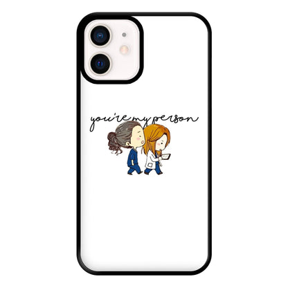 You're My Person Cartoon - Grey's Phone Case for iPhone 13 Mini