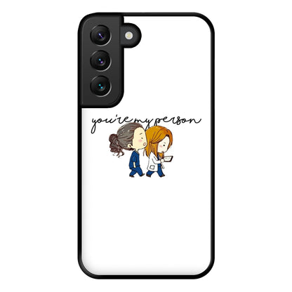 You're My Person Cartoon - Grey's Phone Case for Galaxy S22 Plus