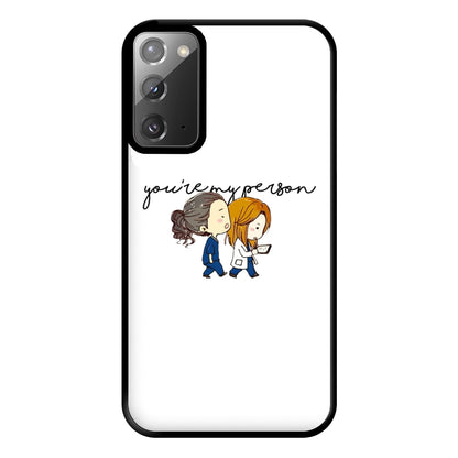 You're My Person Cartoon - Grey's Phone Case for Galaxy Note 20 Ultra