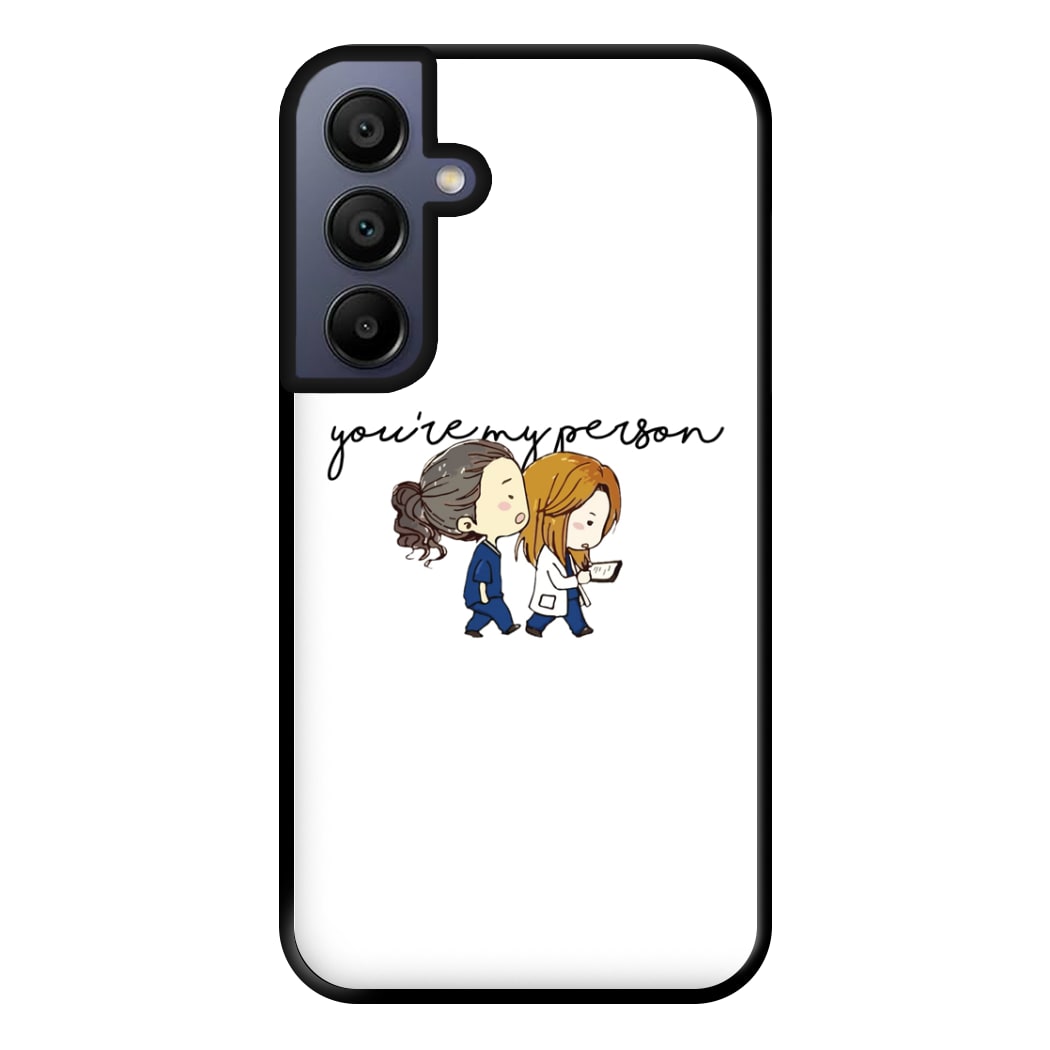 You're My Person Cartoon - Grey's Phone Case for Galaxy A15