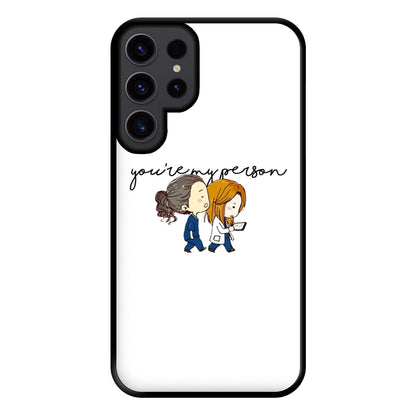 You're My Person Cartoon - Grey's Phone Case for Galaxy S23 Ultra