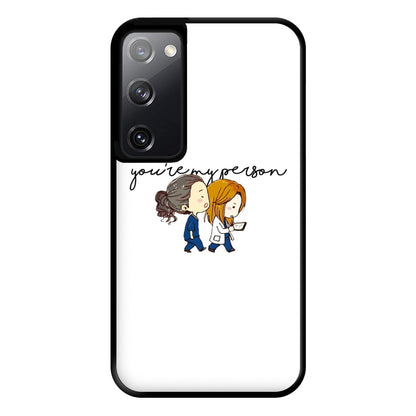 You're My Person Cartoon - Grey's Phone Case for Galaxy S20