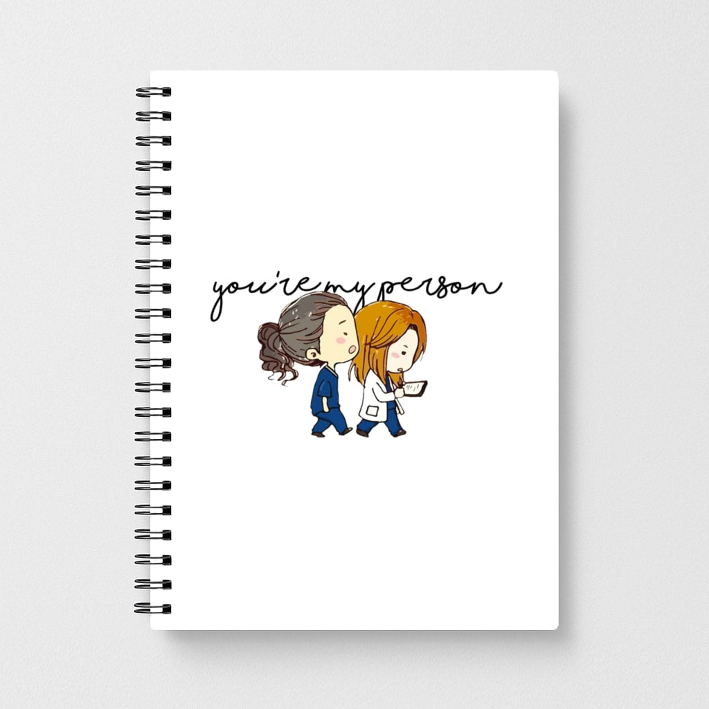 You're My Person Cartoon - Grey's Notebook