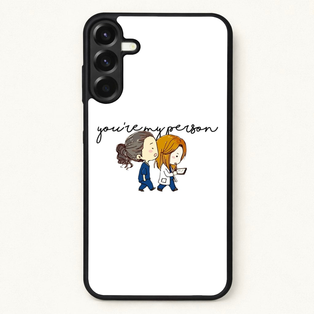 You're My Person Cartoon - Grey's Phone Case