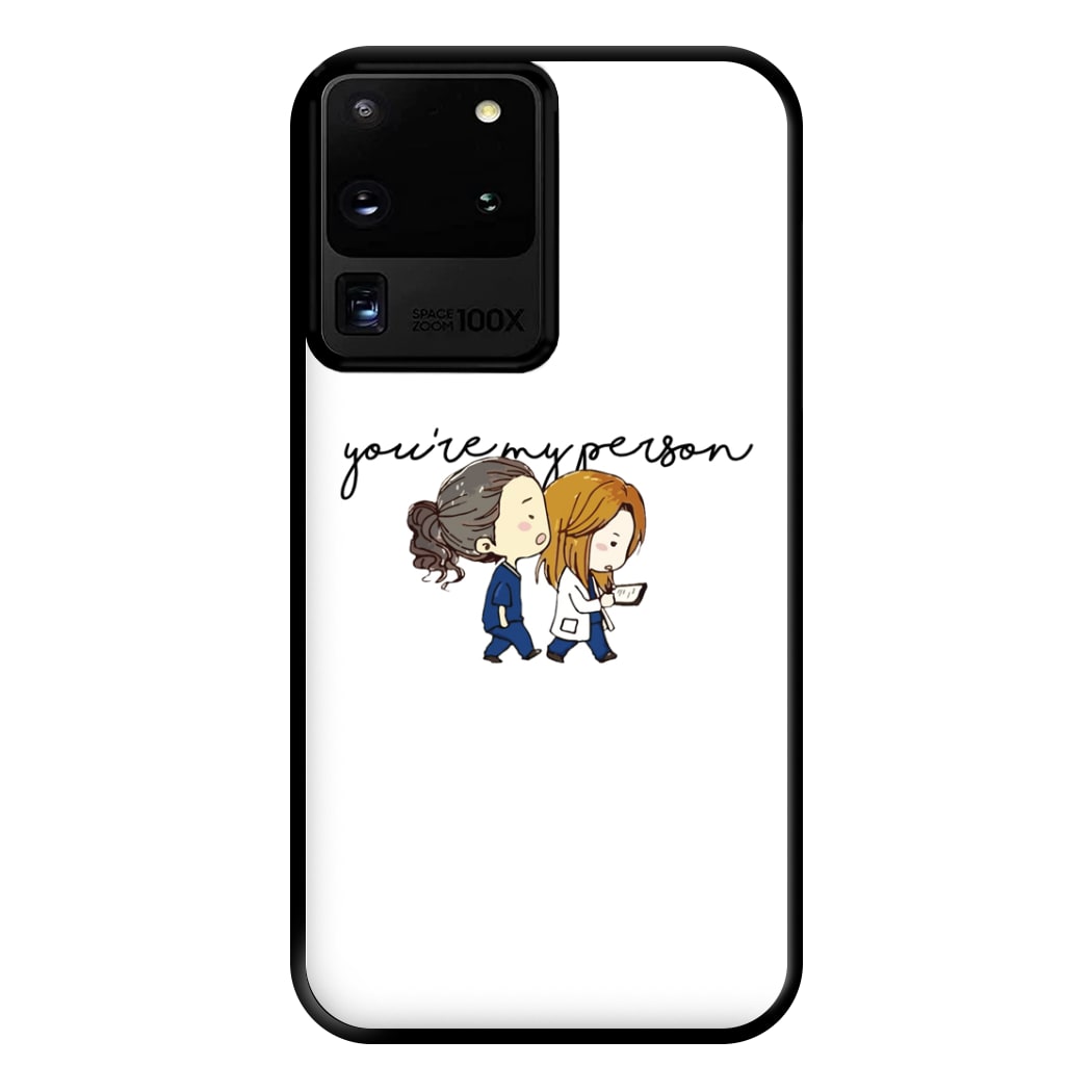 You're My Person Cartoon - Grey's Phone Case for Galaxy S20 Ultra