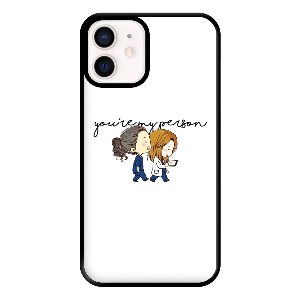 You're My Person Cartoon - Grey's Phone Case for iPhone 12 Mini