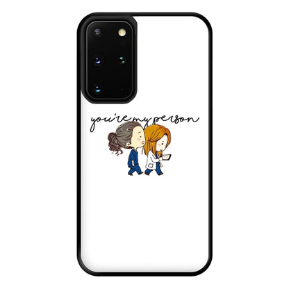 You're My Person Cartoon - Grey's Phone Case for Galaxy S20 Plus