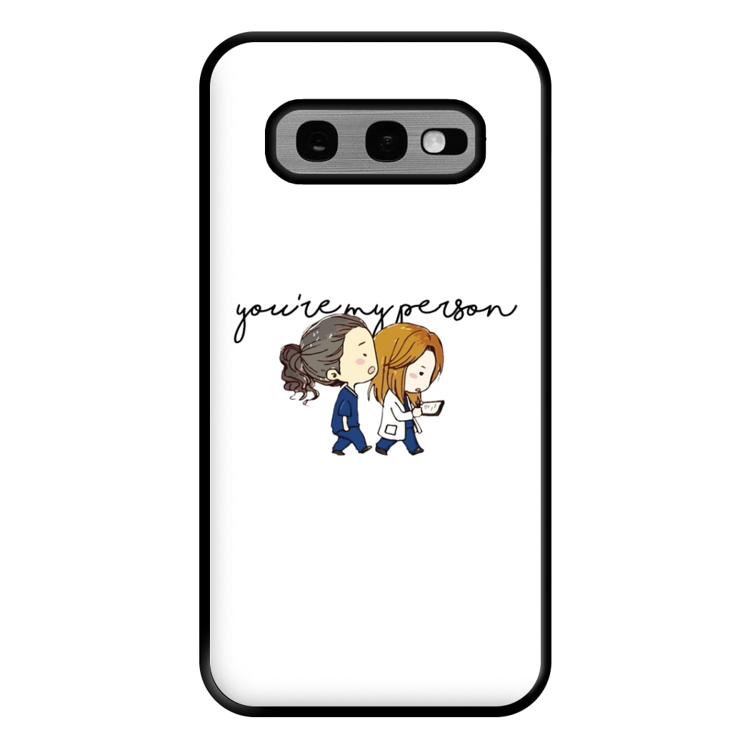 You're My Person Cartoon - Grey's Phone Case for Galaxy S10e