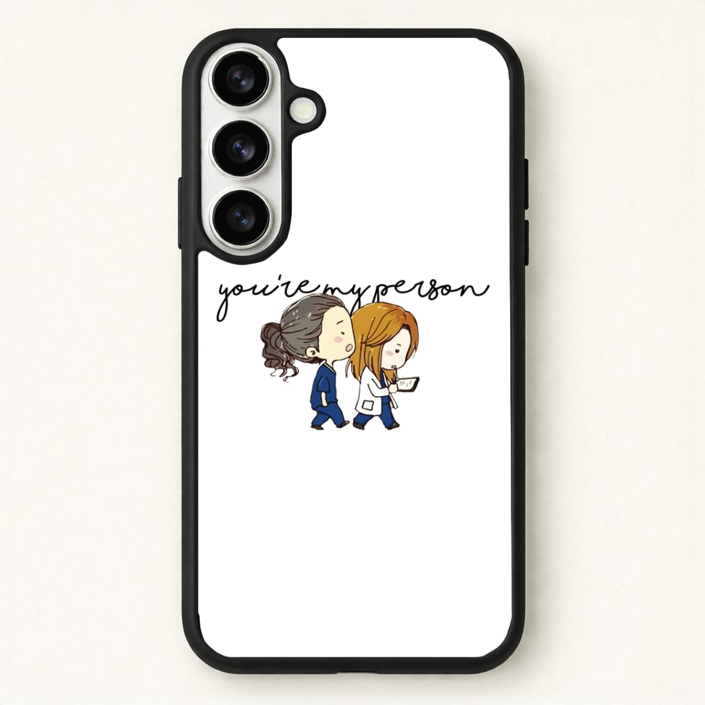 You're My Person Cartoon - Grey's Phone Case for Galaxy S26