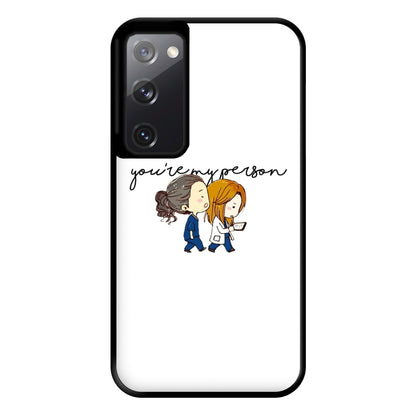 You're My Person Cartoon - Grey's Phone Case for Galaxy S20FE