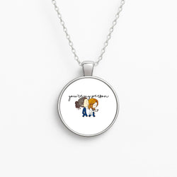 You're My Person Cartoon - Grey's Circle Necklace