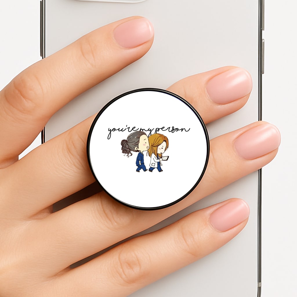 You're My Person Cartoon - Grey's Phone Grip