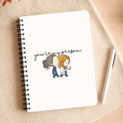 You're My Person Cartoon - Grey's Notepad