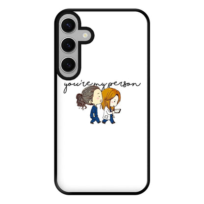 You're My Person Cartoon - Grey's Phone Case for Galaxy S24FE