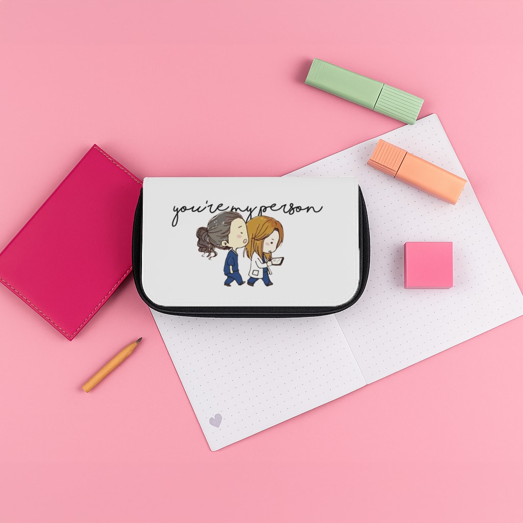 You're My Person Cartoon - Grey's Pencil Case