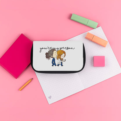 You're My Person Cartoon - Grey's Pencil Case