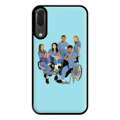 Greys Cast Phone Case for Huawei P20