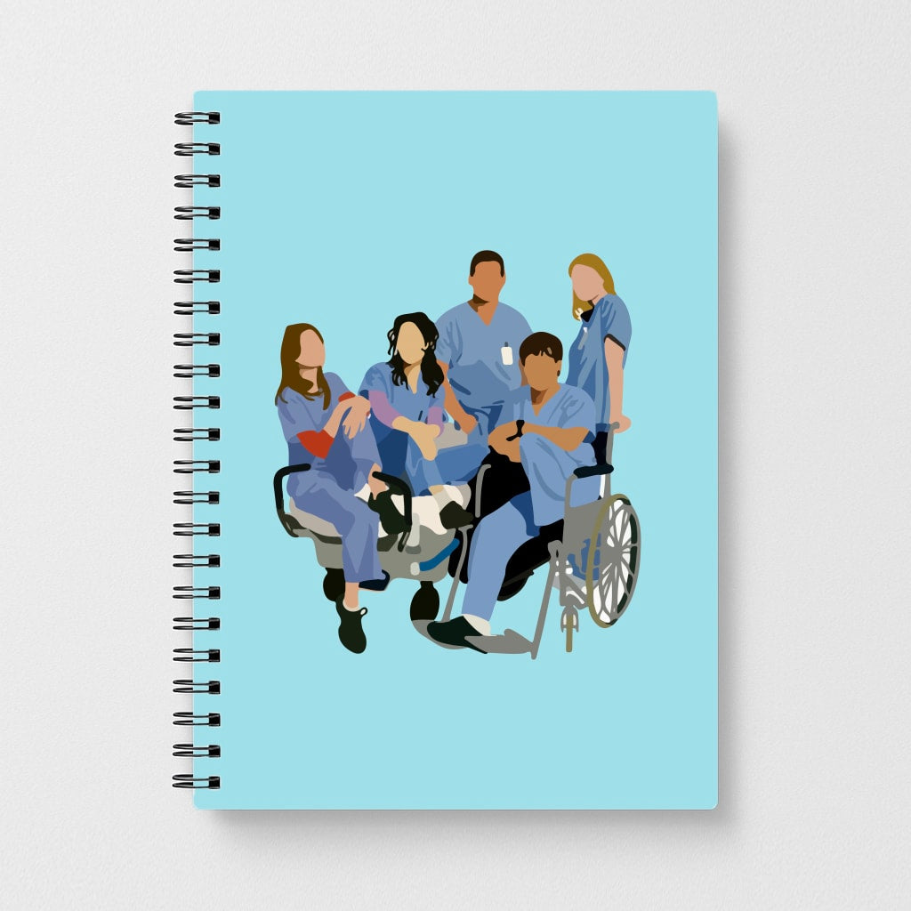 Greys Cast Notebook
