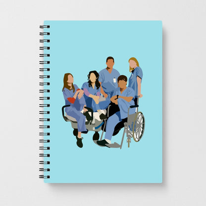 Greys Anatomy Cast Notebook
