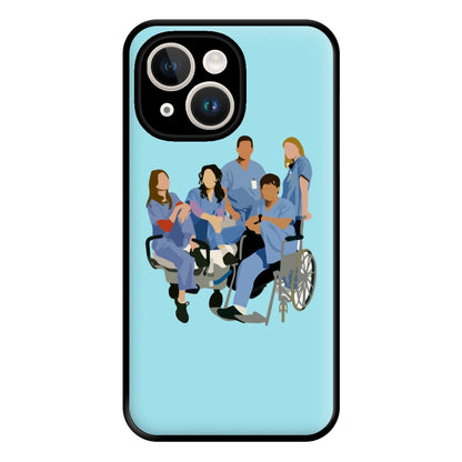 Greys Cast Phone Case for iPhone 14 Plus