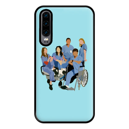 Greys Cast Phone Case for Huawei P30