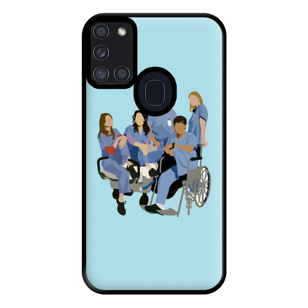 Greys Cast Phone Case for Galaxy A21s