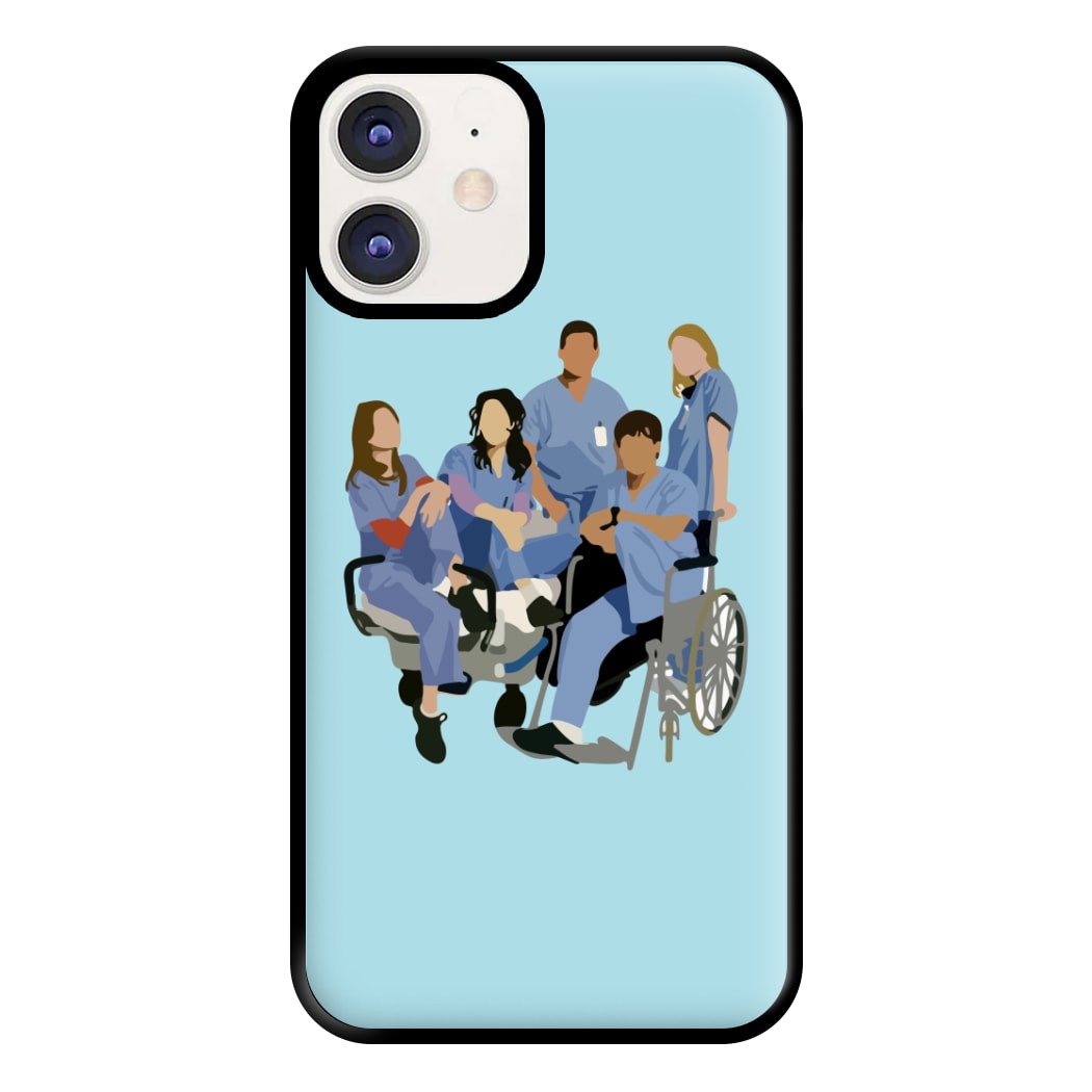 Greys Cast Phone Case for iPhone 12 / 12 Pro