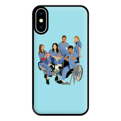 Greys Cast Phone Case for iPhone XS Max